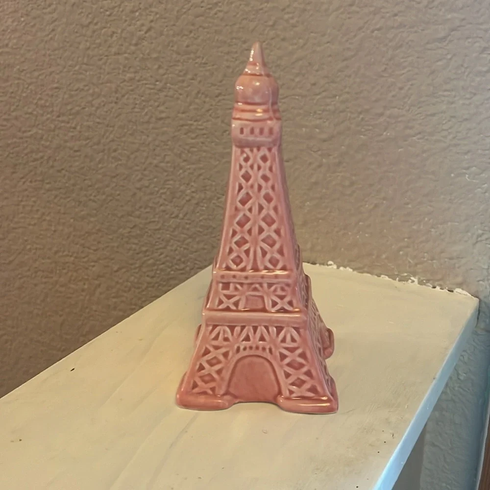 Pink Eiffel Tower Paris Ceramic Room Decor Coquette Fench Girly - Picture 7 of 9